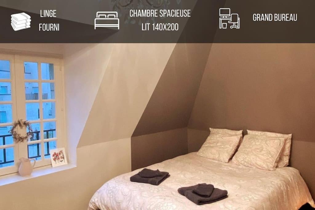 Spacieux appartement au pied du château et de la Loire Saumur Exterior foto